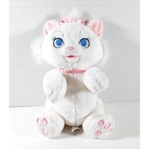Disney Babies Plush The Aristocats Marie White Kitty Cat Stuffed Animal Toy 10"